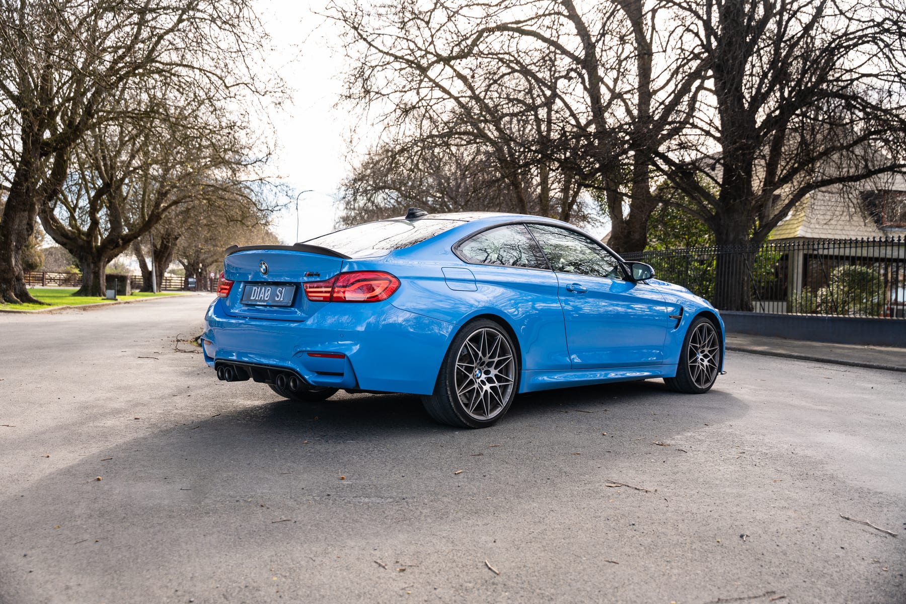 BMW M4 Competition, rear three quarter