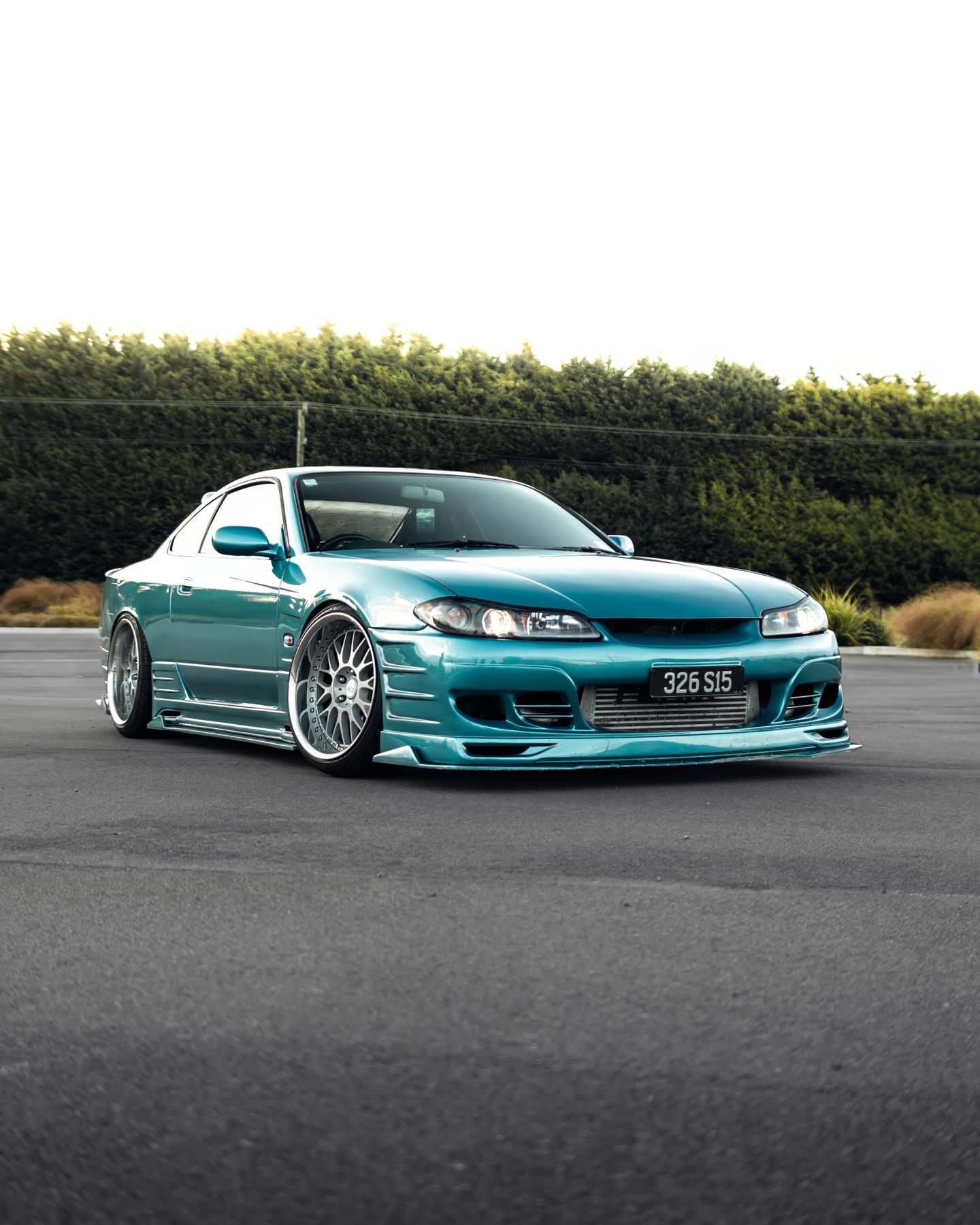 Nissan Silvia S15 in Neon Metallic Blue